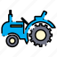 tractor, transport, vehicle 