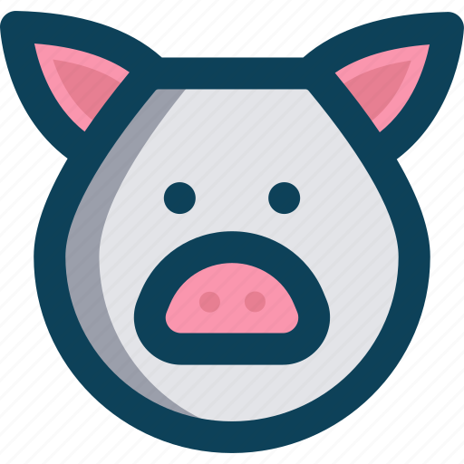 Agriculture, animal, farm, pig icon - Download on Iconfinder