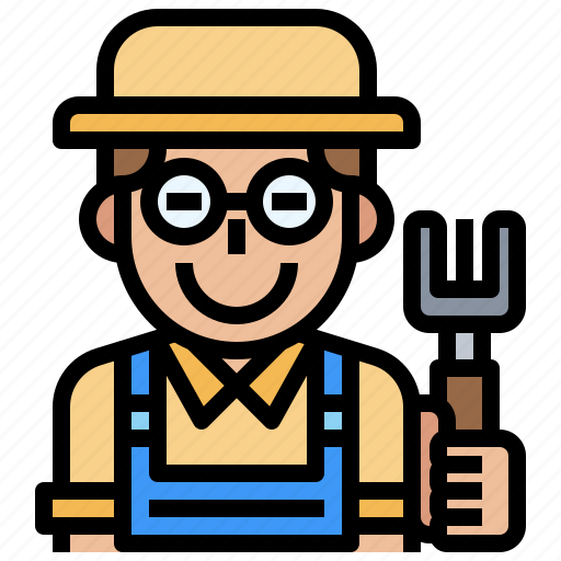 Farmer, occupation, people, profession icon - Download on Iconfinder