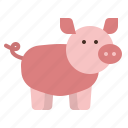 animal, farm, farming, pig