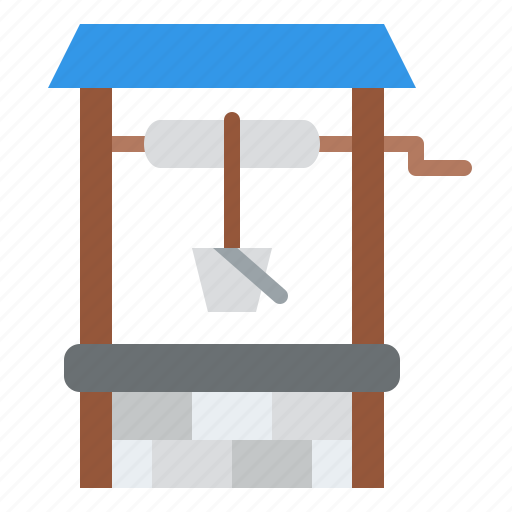 Building, pond, water, well icon - Download on Iconfinder