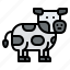 animal, cow, farm, milk 