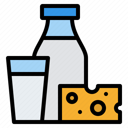 Cheese, drink, glass, milk icon - Download on Iconfinder