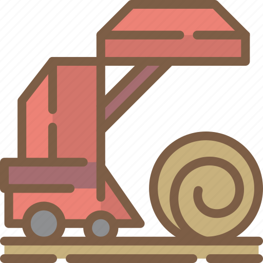 Agriculture, baler, farm, farming, hay icon - Download on Iconfinder