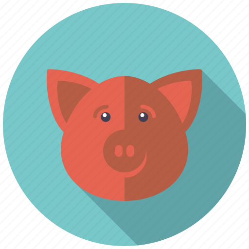 Agriculture, animal, cattle, farm, pig, piglet icon - Download on Iconfinder