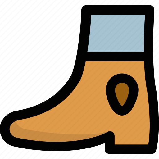 Ankle cowboy shoes, cowboy shoes, footwear, mens footwear, shoes icon - Download on Iconfinder