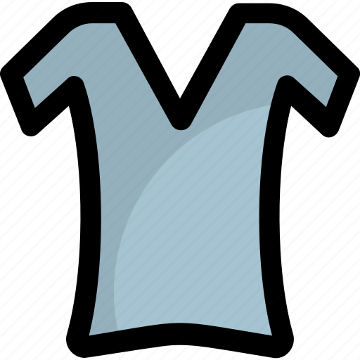 Clothing, garment, shirt, t-shirt, v-neck tee icon - Download on Iconfinder