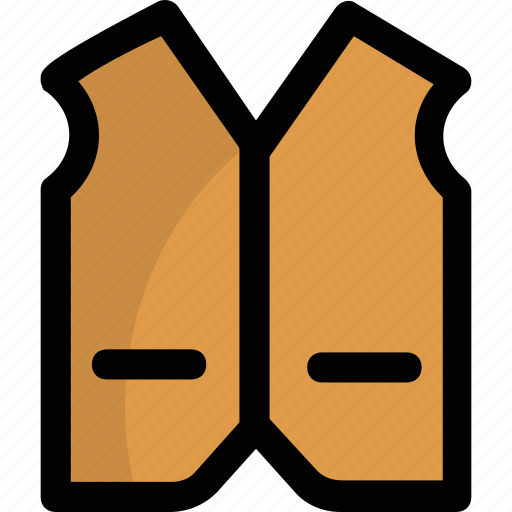 Cowboy waistcoat, fashion, formal dressing, mens waistcoat, waistcoat icon - Download on Iconfinder
