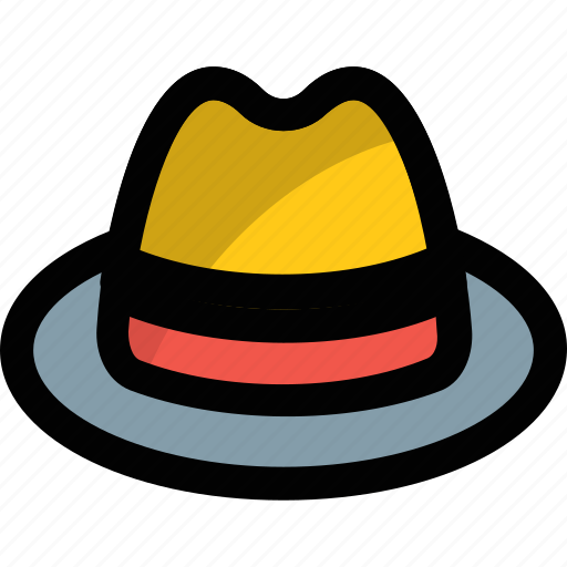 Beach hat, floppy hat, hat, headwear, summer hat icon - Download on Iconfinder