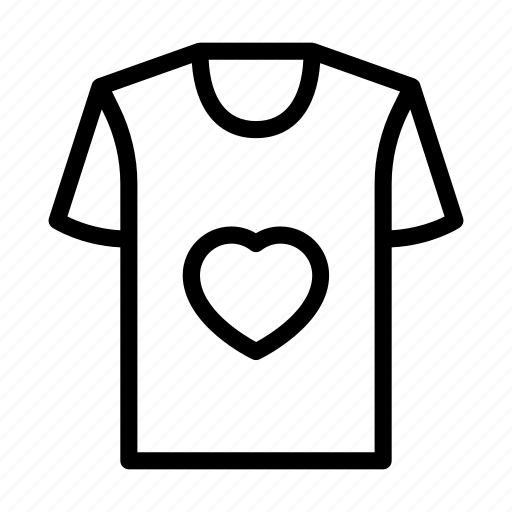 Love, shirt, cloth, garments, fashion icon - Download on Iconfinder