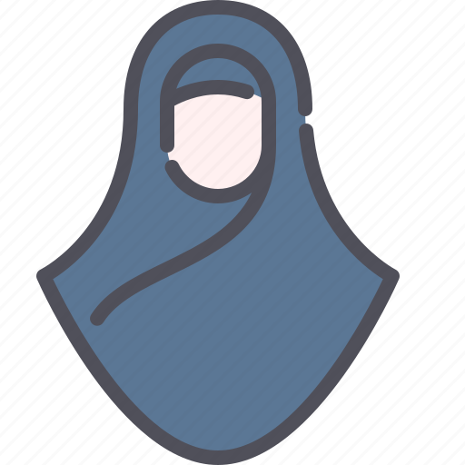 Hijab, niqab, islamic, fashion, clothing icon - Download on Iconfinder