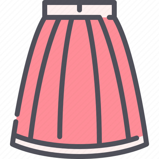 Skirt, fashion, clothing, casual, outfit icon - Download on Iconfinder