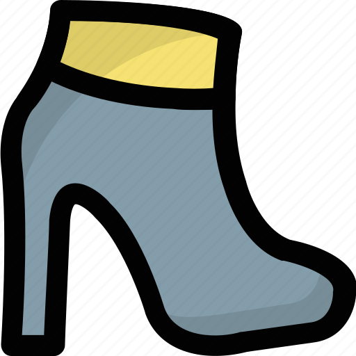 Fashionable stiletto, footwear, high heel shoes, ladies shoes, platform ankle boot icon - Download on Iconfinder