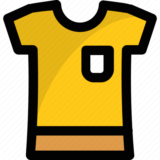 Clothing, garment, round neck, shirt, t-shirt icon - Download on Iconfinder