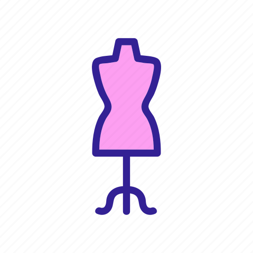 Clothes, contour, dummy, fashion, mannequin icon - Download on Iconfinder