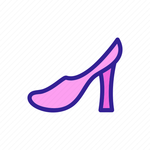Clothes, contour, fashion, object, shoe, style icon - Download on Iconfinder
