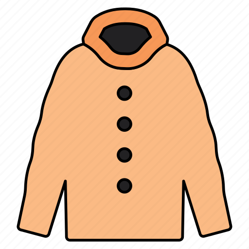 Sweatshirt, cloth, attire, apparel, menswear icon - Download on Iconfinder