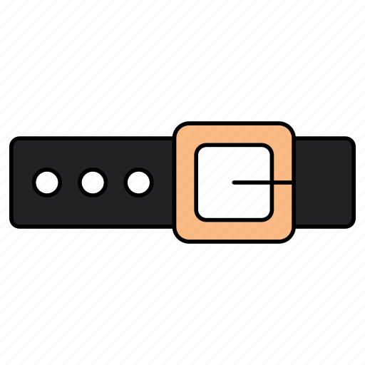 Waist belt, belt, buckle, menswear, accessory icon - Download on Iconfinder