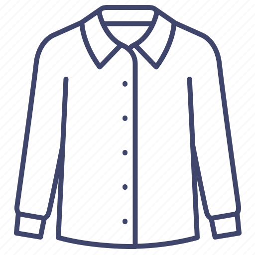 Blouse, clothes, long, sleeve icon - Download on Iconfinder