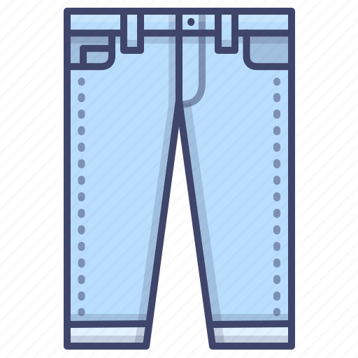 Denim, jeans, pants, trousers icon - Download on Iconfinder