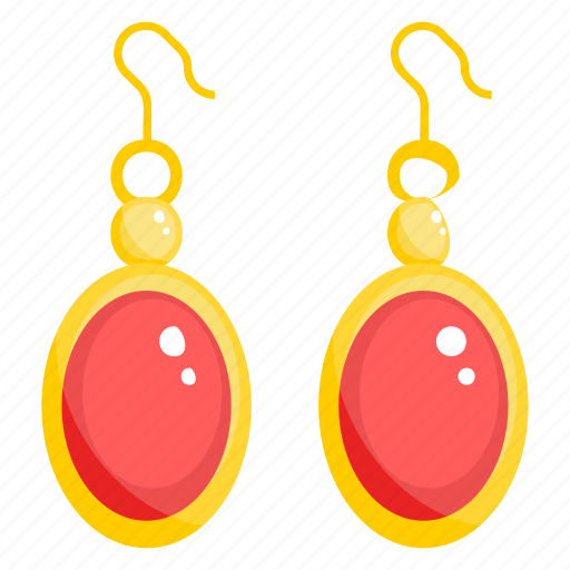 Drop earring, earrings, fashion, jewelry, ladies accessory, ornament, style icon - Download on Iconfinder