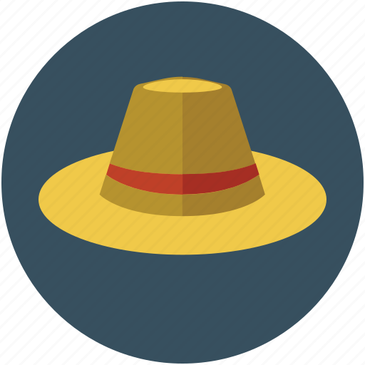 Cowboy, cowboy hat, field hat, harvest hat, headwear, sun hat, sun helmet icon - Download on Iconfinder