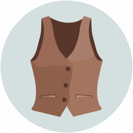 Casual vests, lounge suit, men denim waistcoat, vest, vest with tie icon - Download on Iconfinder