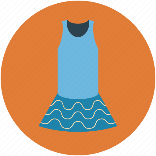 Dress, fashion, girls dress, lady shirt, peplum, skirt icon - Download on Iconfinder