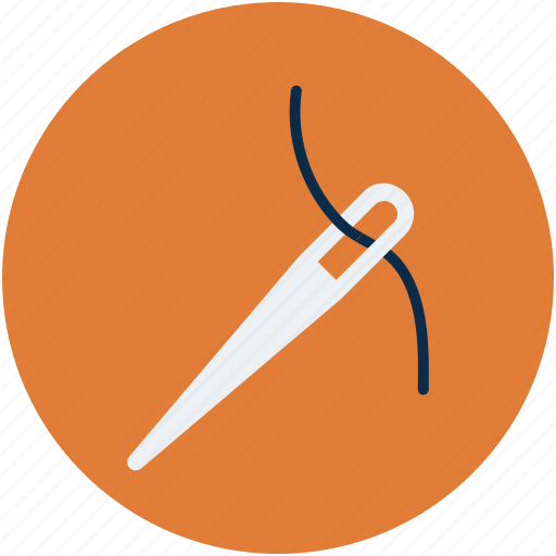 Knitting needle, needle, needle and thread, sewing needle, thread icon - Download on Iconfinder