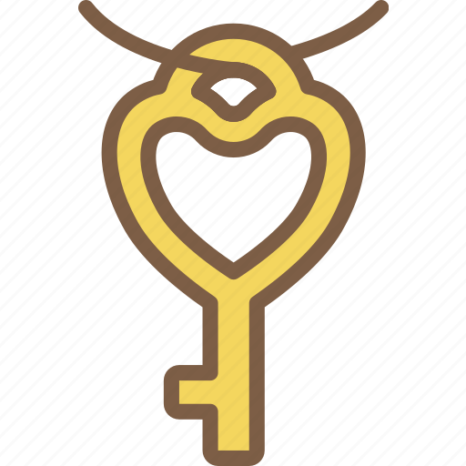 Accessorize, accessory, fashion, jewelry, key, necklace icon - Download on Iconfinder