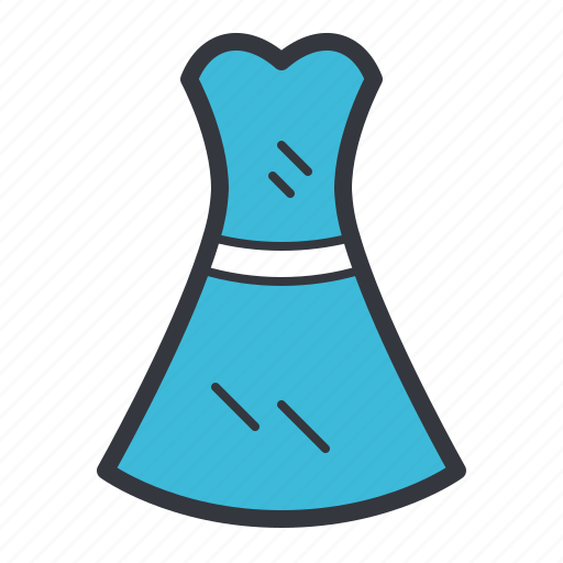 Blue, dress icon - Download on Iconfinder on Iconfinder