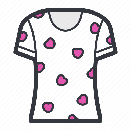 Hearts, tshirt icon - Download on Iconfinder on Iconfinder