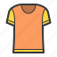 orange, tshirt 