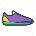 purple, running, shoe