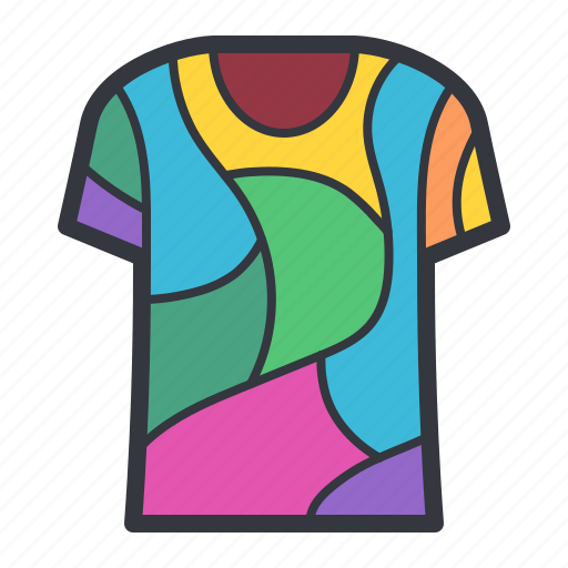 Tie, dye, tshirt icon - Download on Iconfinder on Iconfinder