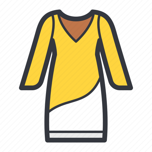 Yellow, dress icon - Download on Iconfinder on Iconfinder