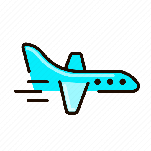 Airplane, delivery, shipping, logistic, transport icon - Download on Iconfinder