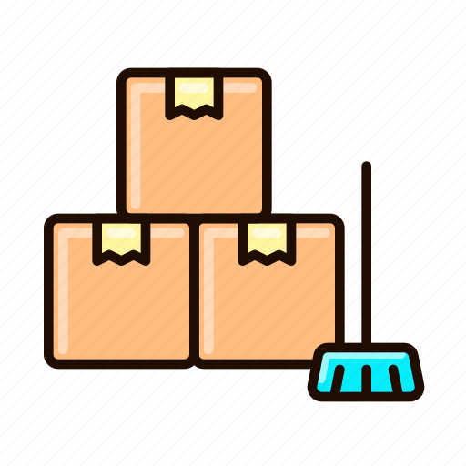 Cleaning, washing, box, package, logistics icon - Download on Iconfinder