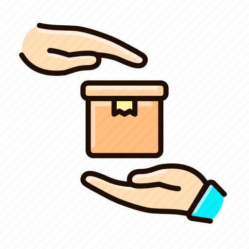 Delivery, care, box, hands icon - Download on Iconfinder
