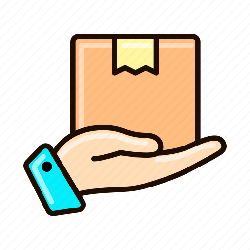 Hand, package, shipping, box, delivery, parcel icon - Download on Iconfinder