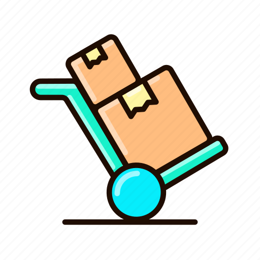Hand, truck, shipping, delivery, logistics icon - Download on Iconfinder