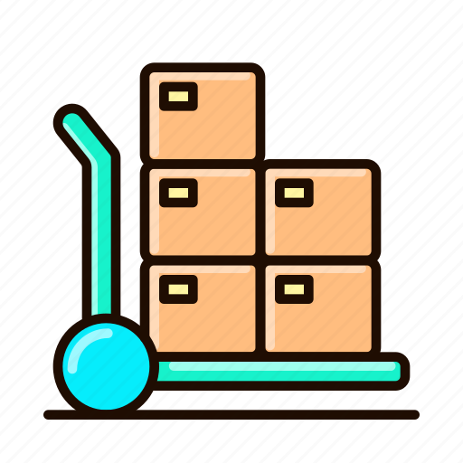 Loader, shipping, cargo, logistic, box icon - Download on Iconfinder