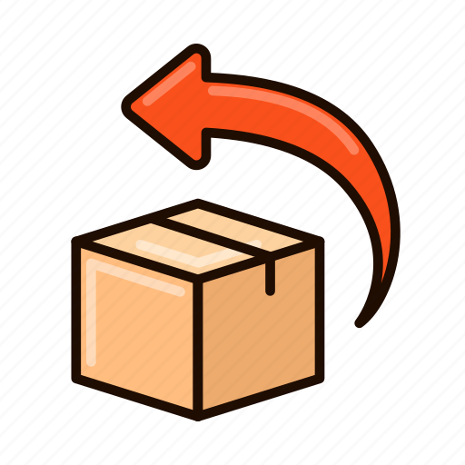 Refund, box, package, parcel, logistic icon - Download on Iconfinder