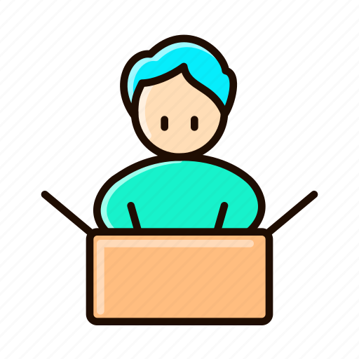 Unpacking, shipping, delivery, box, parcel icon - Download on Iconfinder