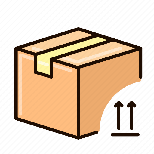 Up, box, package, parcel, delivery icon - Download on Iconfinder