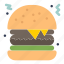 burger, fast, food 