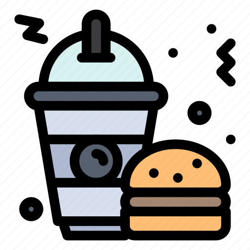 Burger, fast, food, frappe icon - Download on Iconfinder