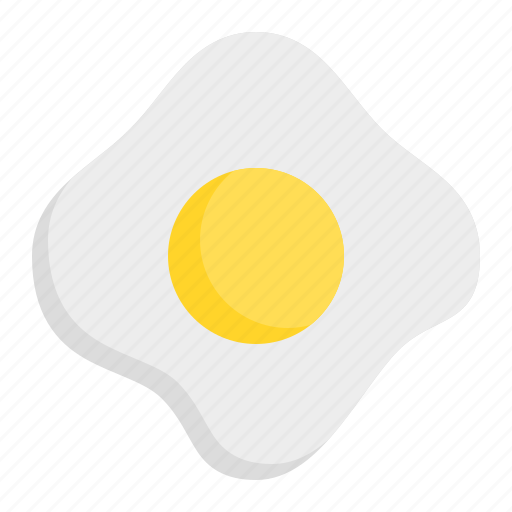 Fried egg, fried eggs, scrambled eggs, omelet, egg, food, fast food icon - Download on Iconfinder