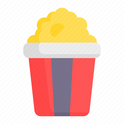 Popcorn, corn, popping corn, snack, food, fast food icon - Download on Iconfinder