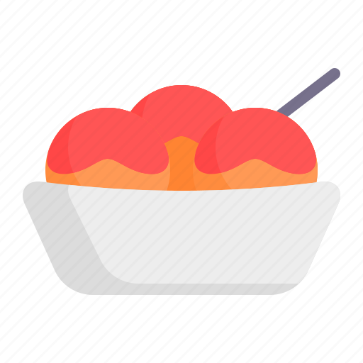Takoyaki, meat ball, ball, food, fast food, japanese food icon - Download on Iconfinder